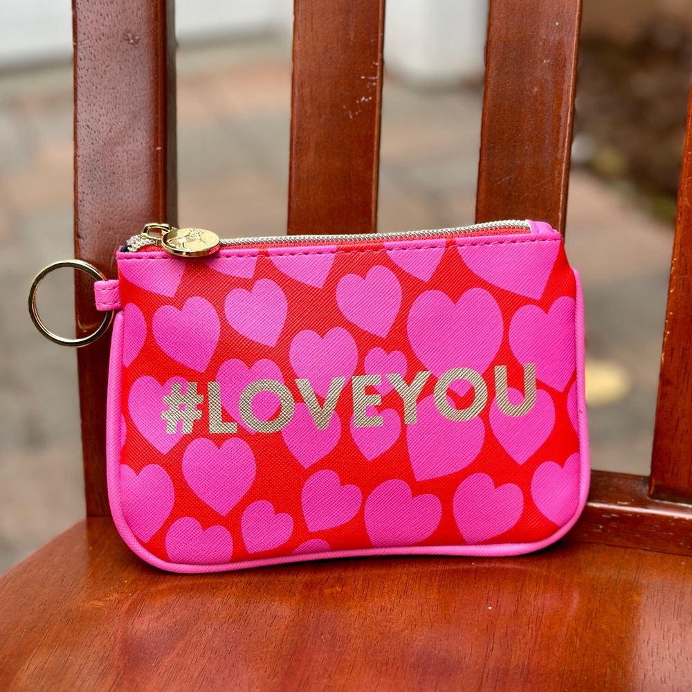 Dabney Lee Small Pouch #LOVE YOU w/ Hearts